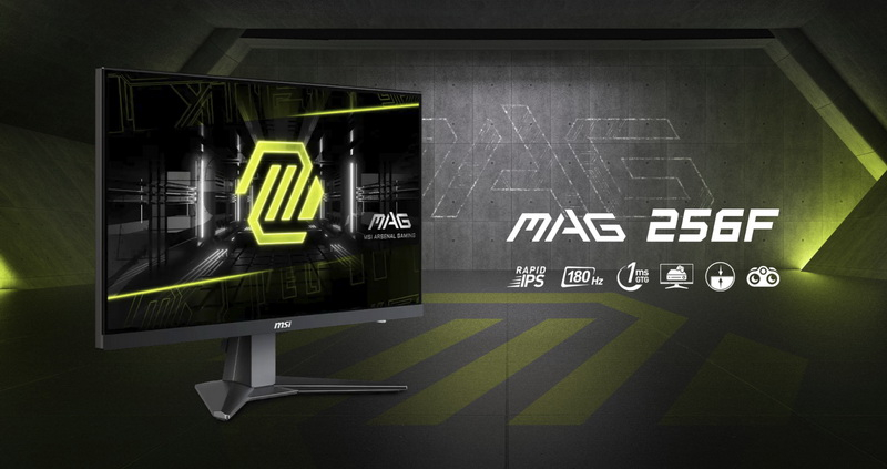 MSI представила компактный 24,5-дюймовый игровой IPS-монитор с Full HD и 180 Гц