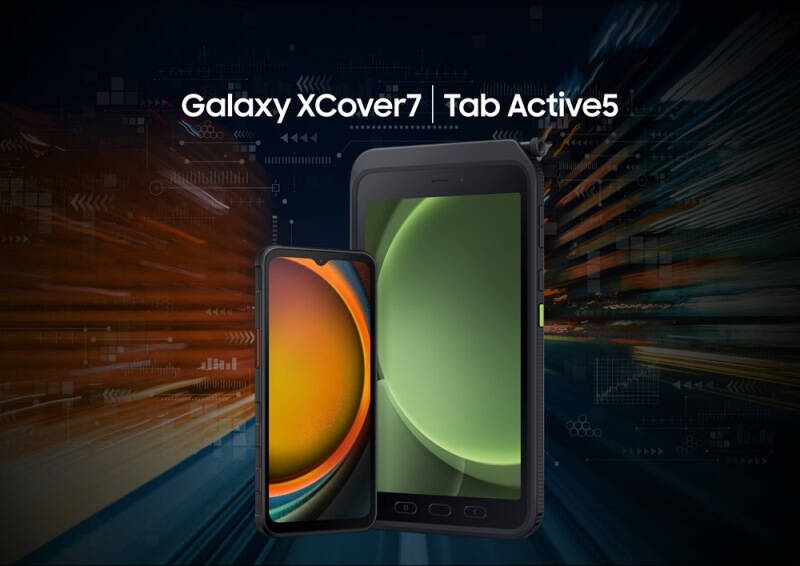 Samsung представила смартфон Galaxy XCover7 и планшет Tab Active5 для суровых условий эксплуатации